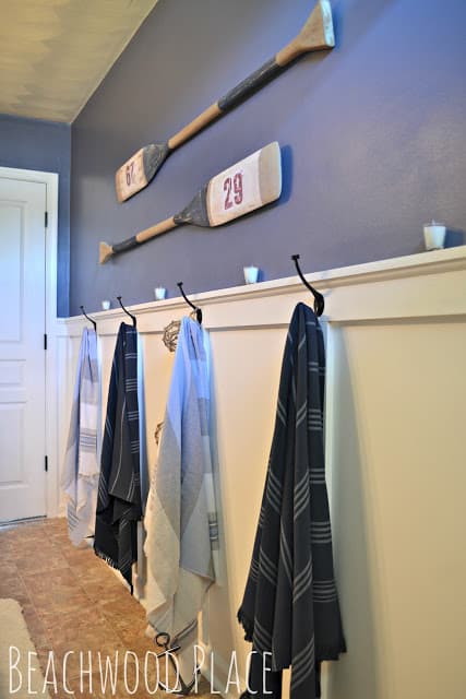 boat oar decor