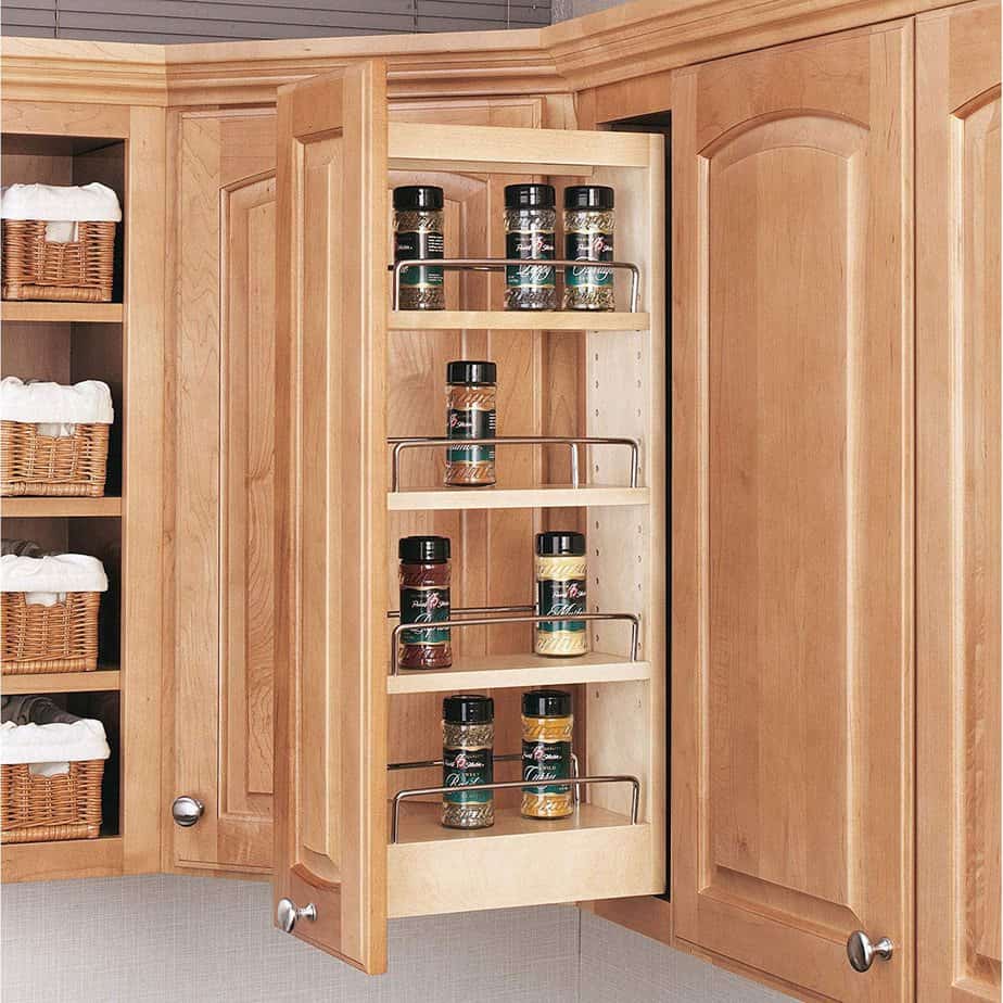 pull out spice cabinet