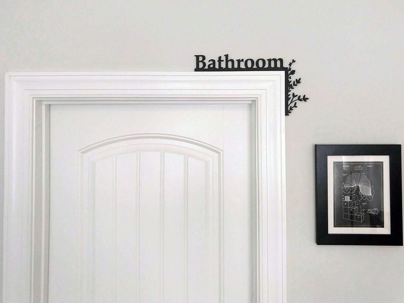 Bathroom Door Topper