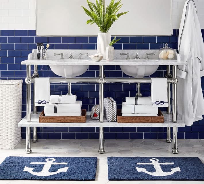 anchor bath mat