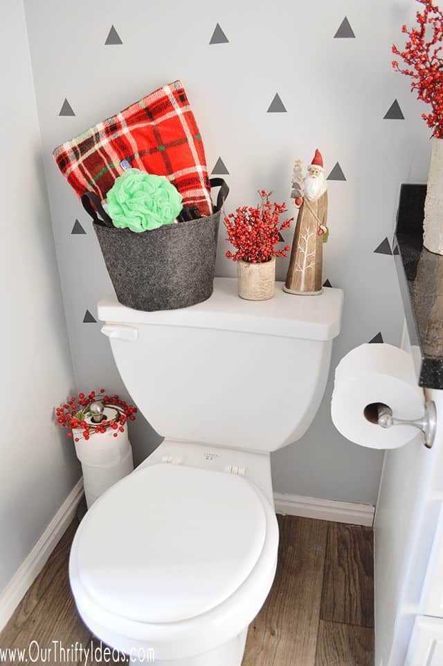 toilet tank decor