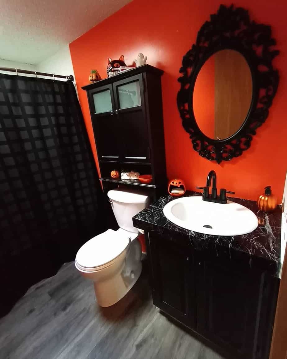 all out black and orange
