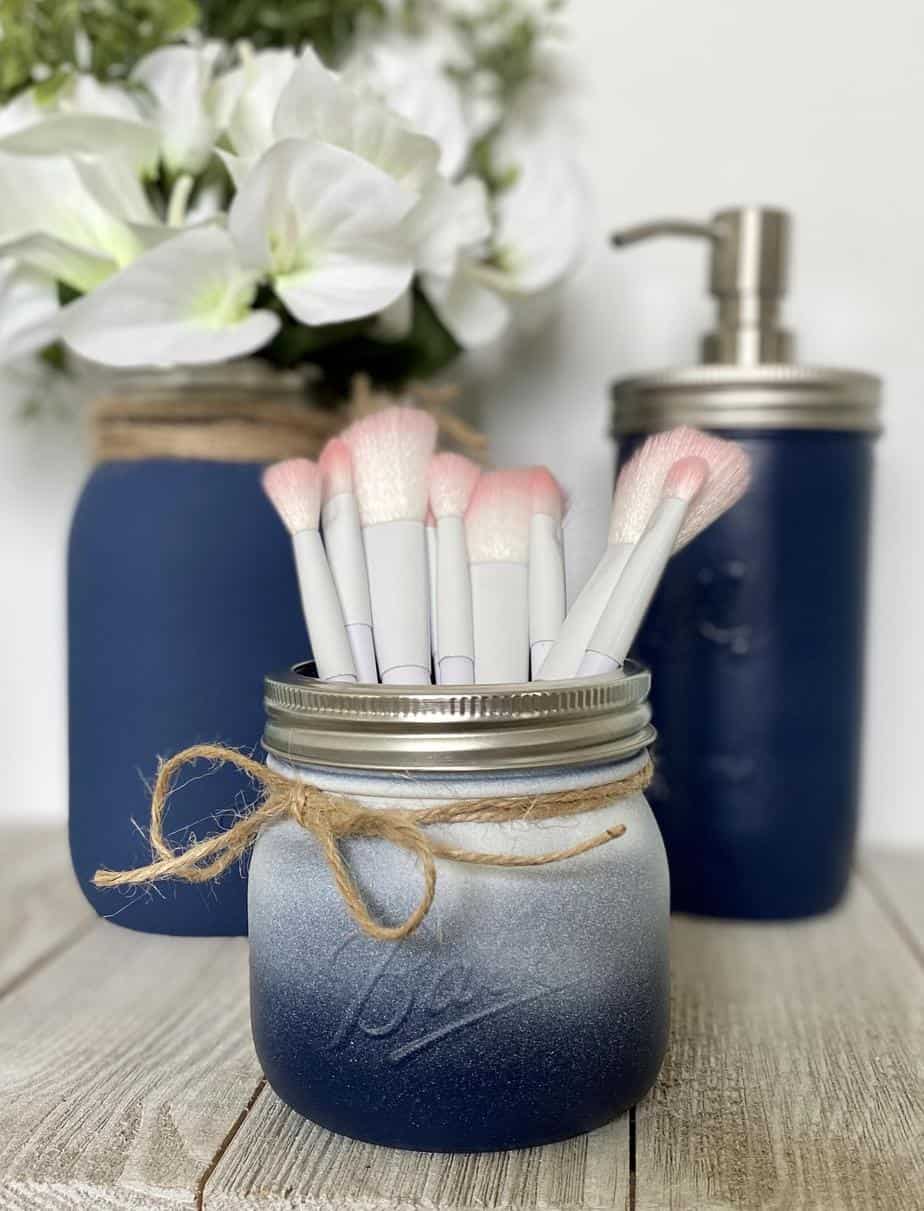 ombre mason jars
