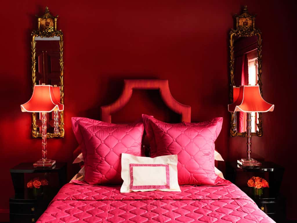 deep red