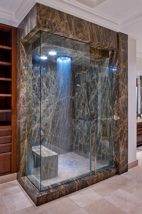 LED shower head