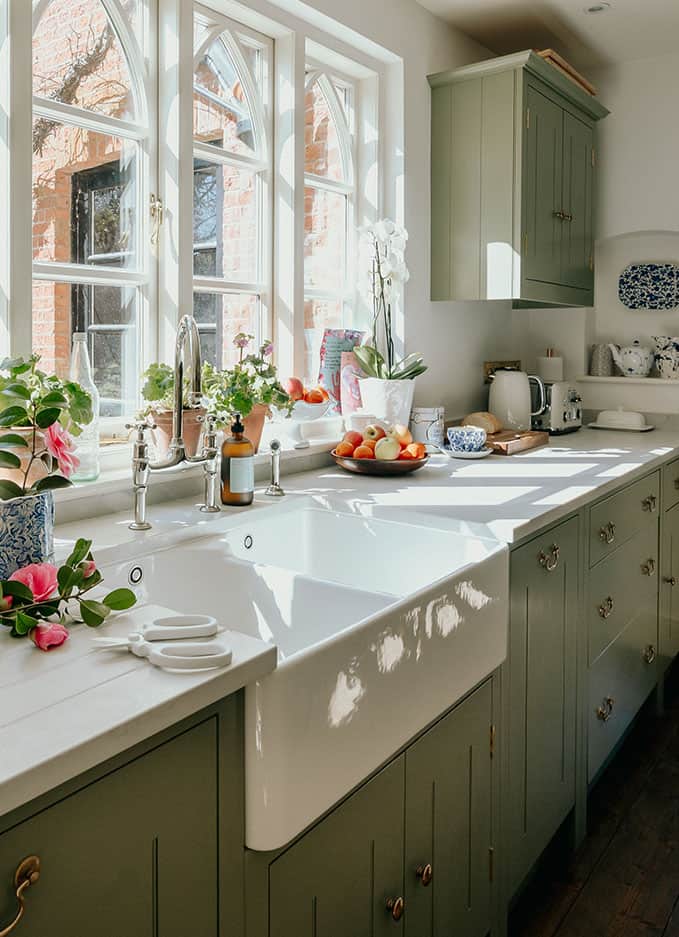 painted cabinets
