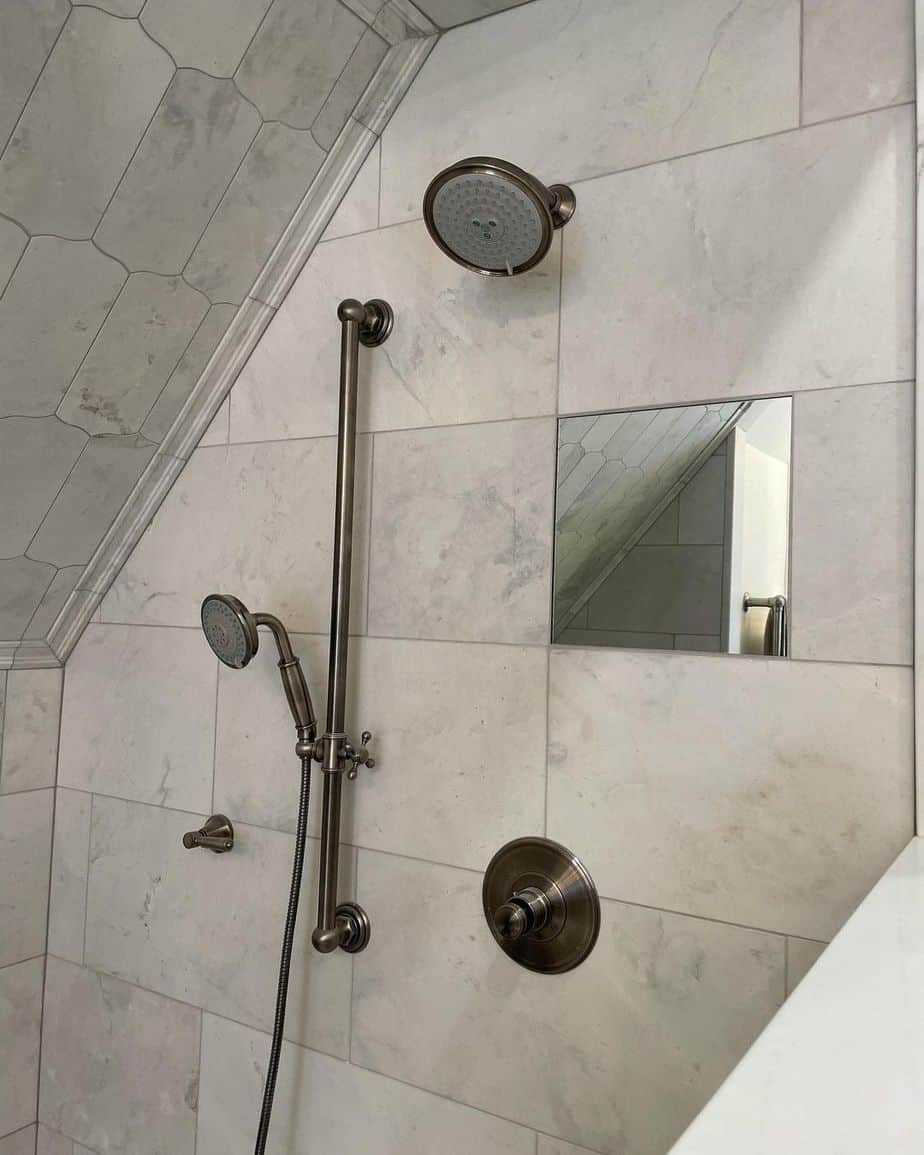 fogless shower mirror