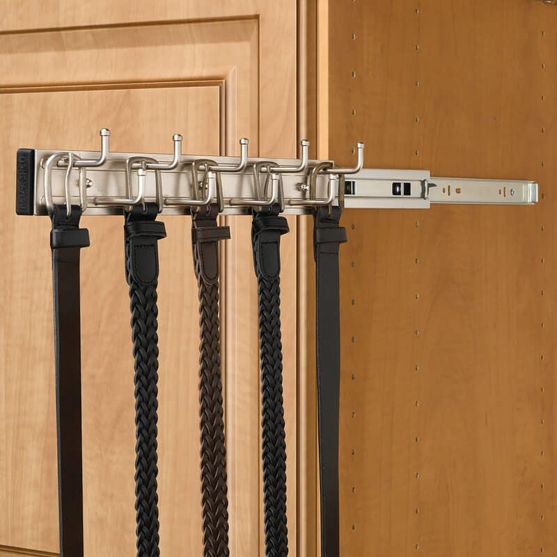 pull out belt rack