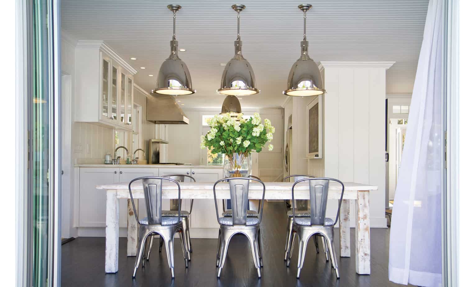 vintage style metal chairs