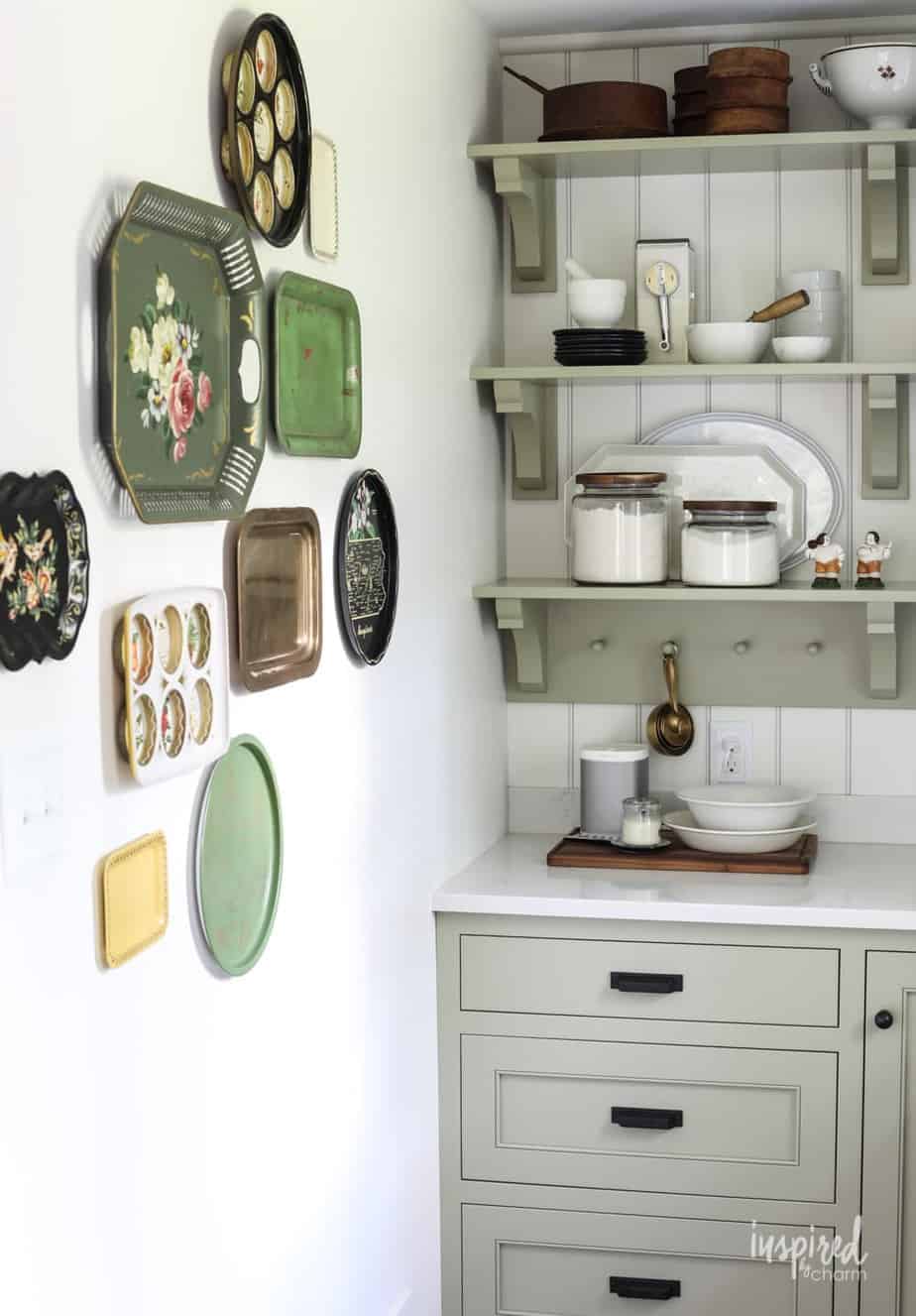 Vintage Tray Gallery Wall