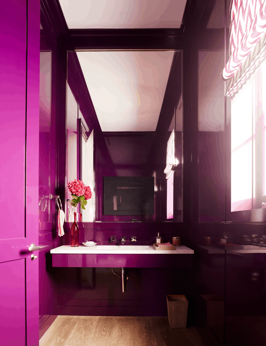 lacquered walls