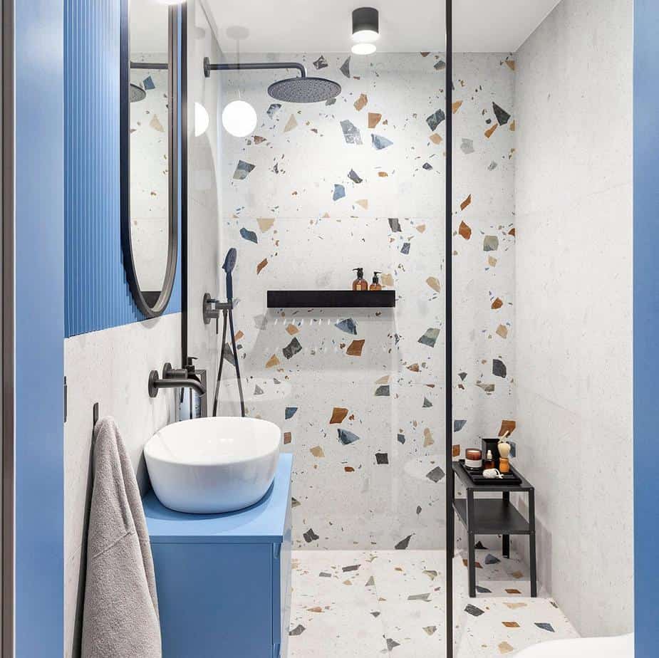 Black Shower Shelf