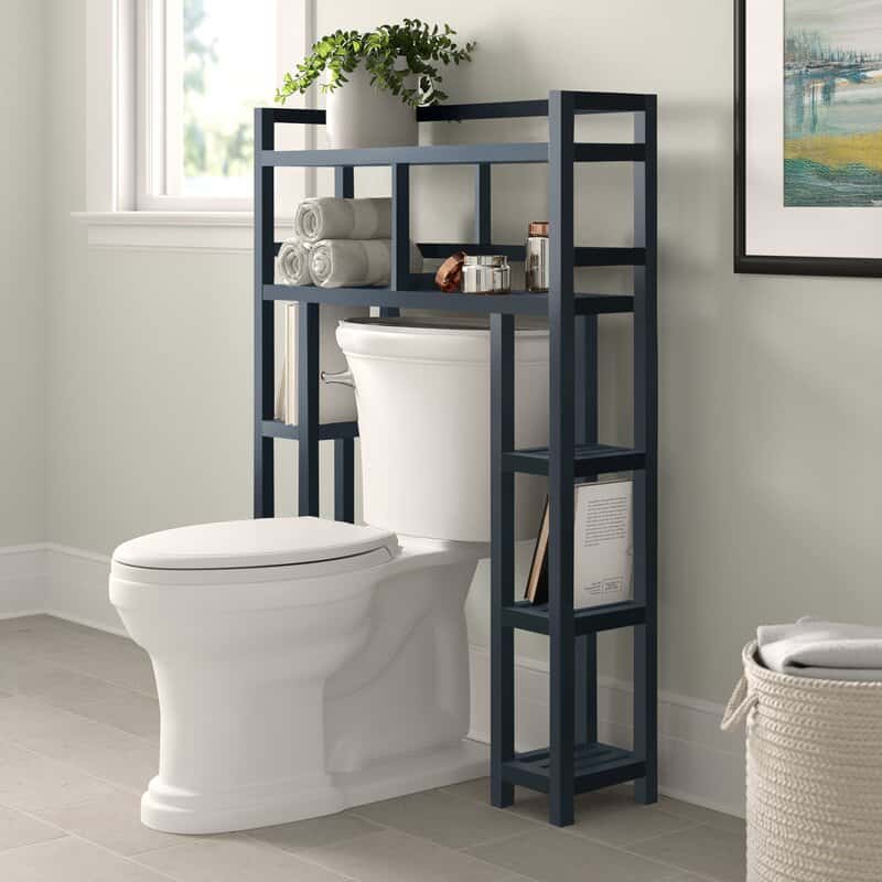 over the toilet storage
