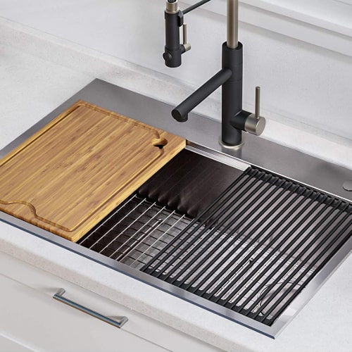 Kraus Kore Stainless Steel Single Bowl Sink