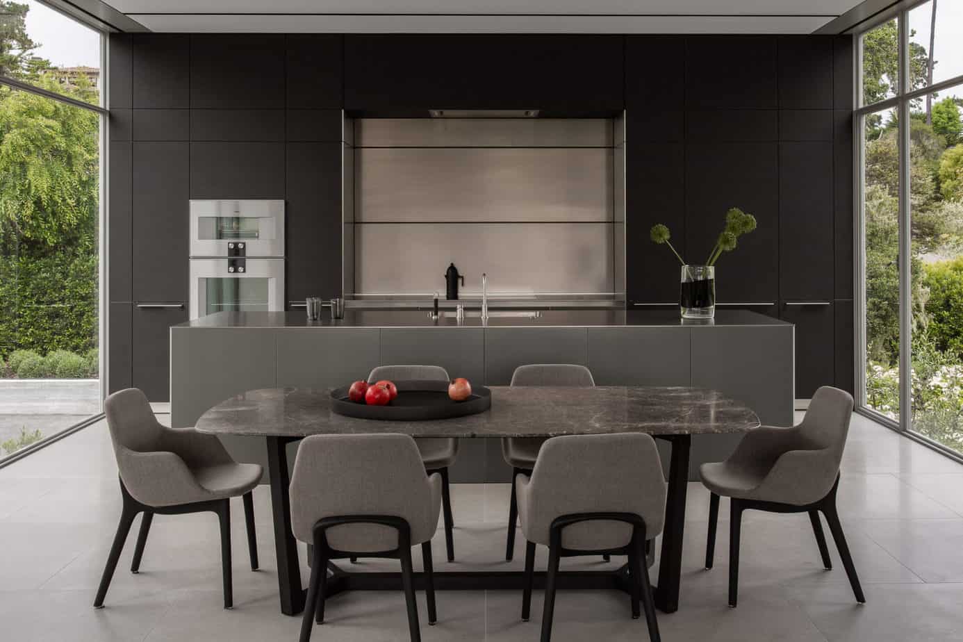 black and gray