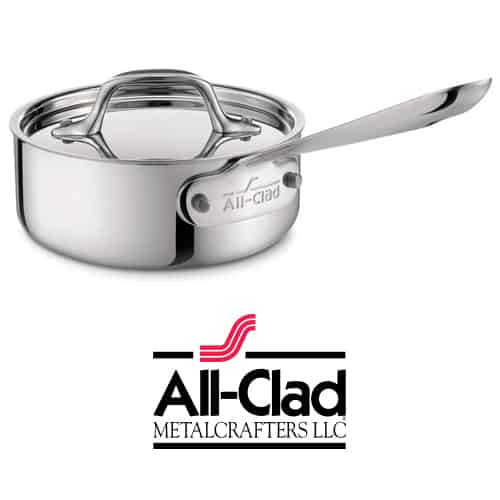 1. All-Clad 4201 Tri-Ply Bonded Stainless Steel Saucepan