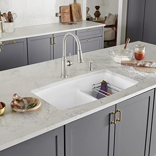 1. BLANCO Performa Silgranit Double Kitchen Bowl