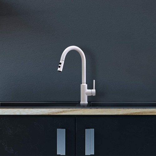1. Peppermint Kitchen Sink Pull-Down Faucet