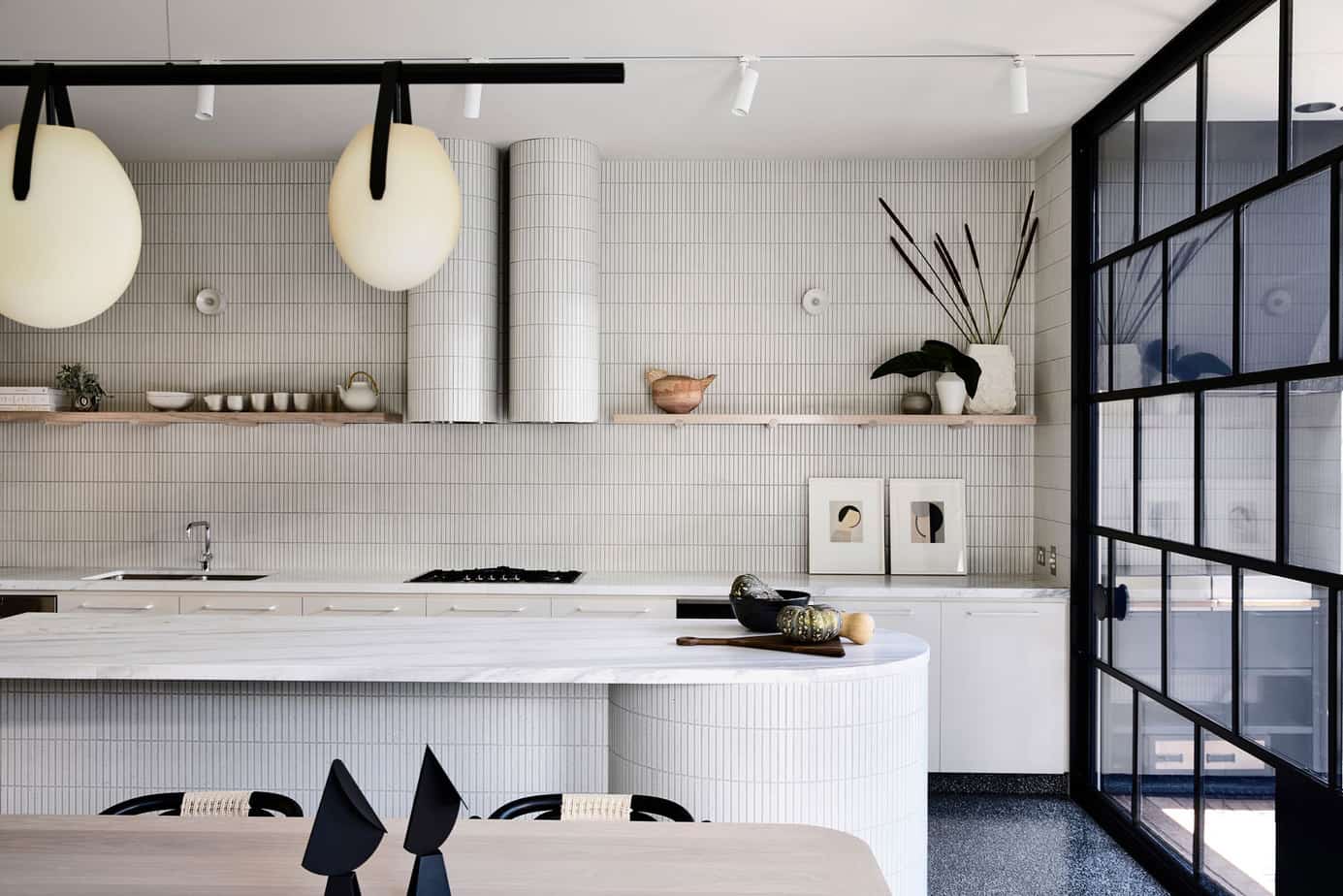 21. Following Existing Lines With Your Open Shelves