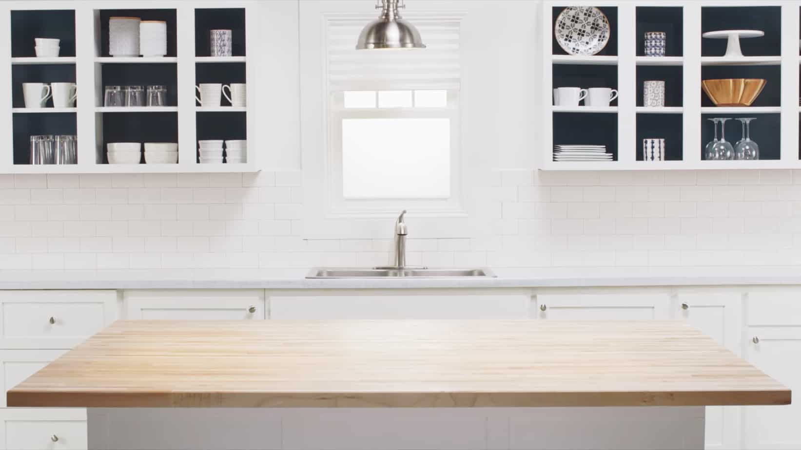 25. Converting Existing Cabinets Into Open Shelves
