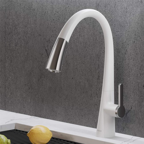 3. Kraus KPF-1673CHWH Nolen Dual-Function Faucet