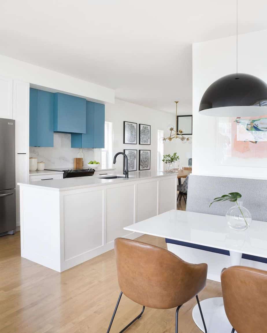 color block cabinets