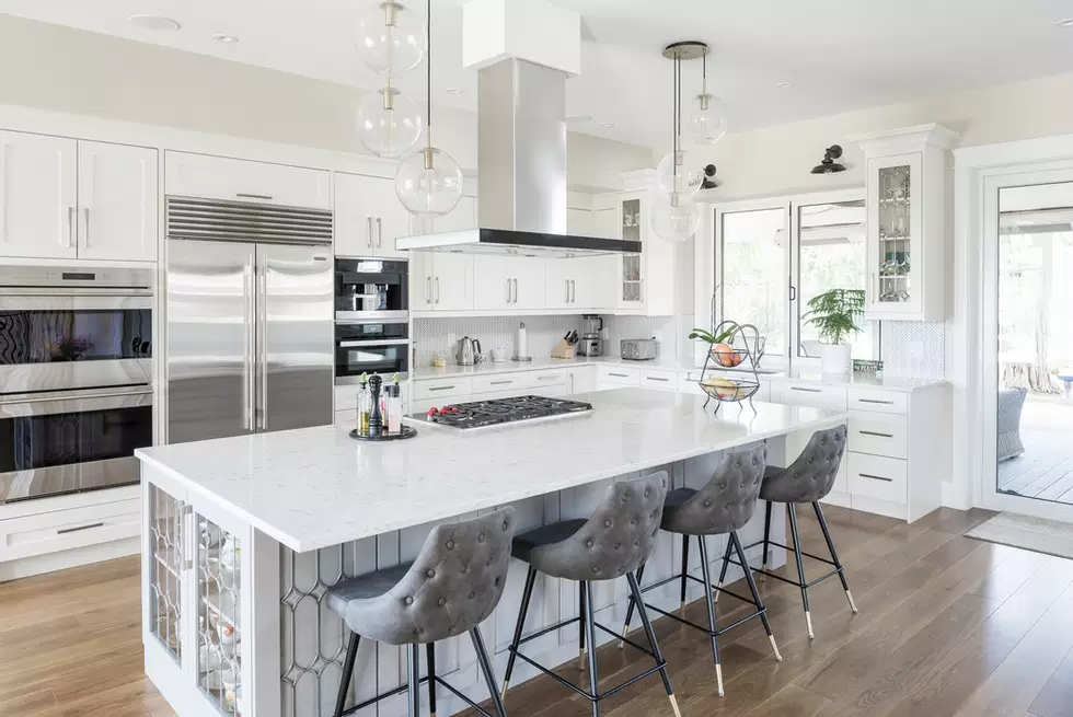 island with range hood