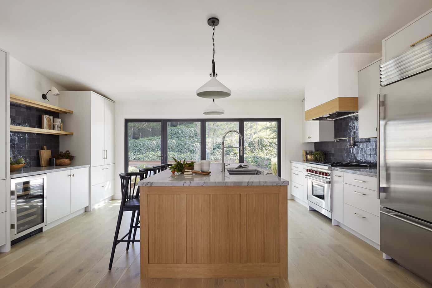 windows and doors with black frames