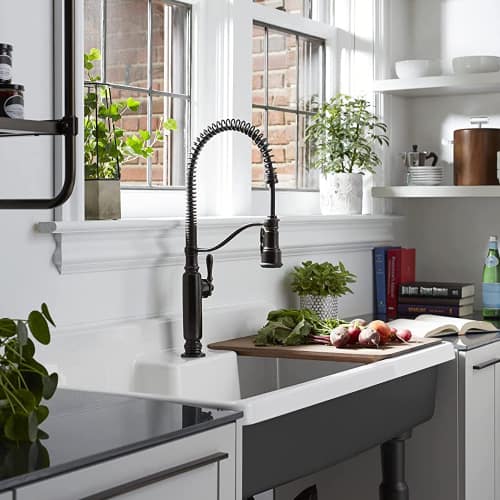 6. Kohler K-77515-2BZ Tournant Pull-Down Kitchen Faucet