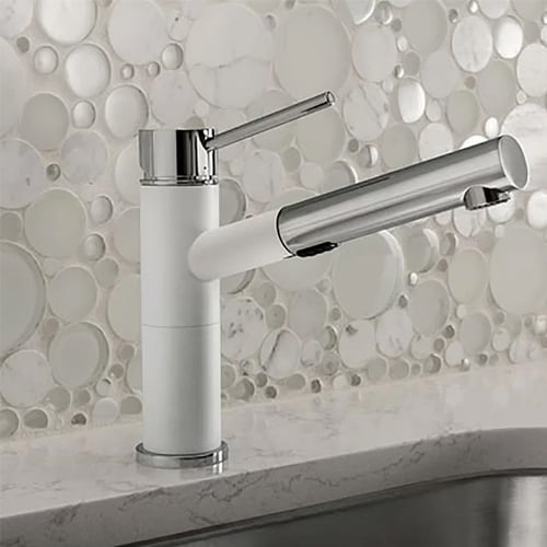 7. Blanco Alta Pull-Out Single Handle Kitchen Faucet