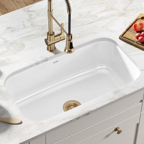 Kraus Pintura Enameled Stainless Steel Kitchen Sink