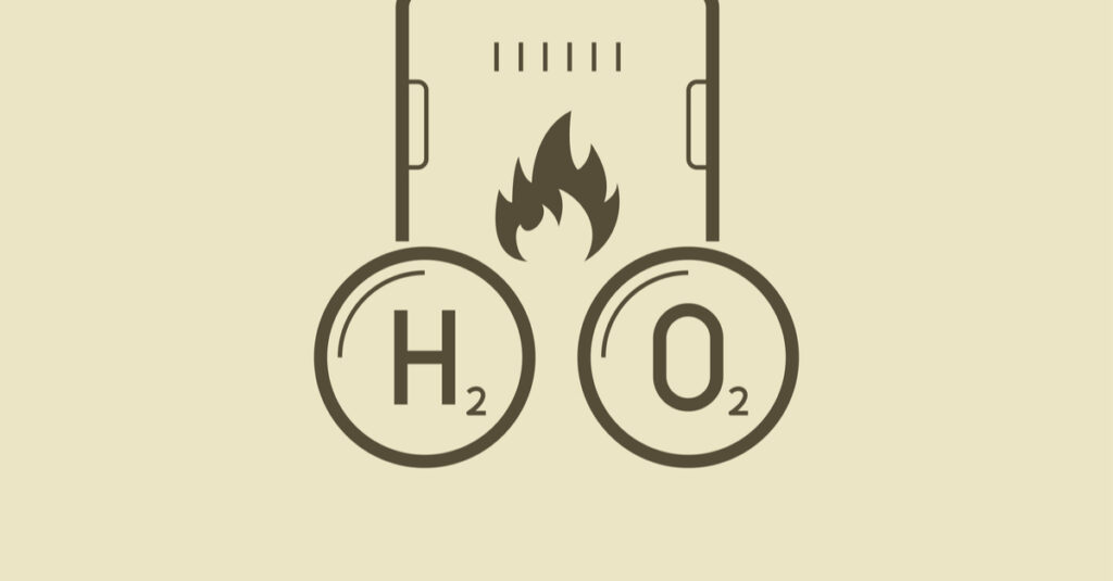 hydrogen peroxide in water heater