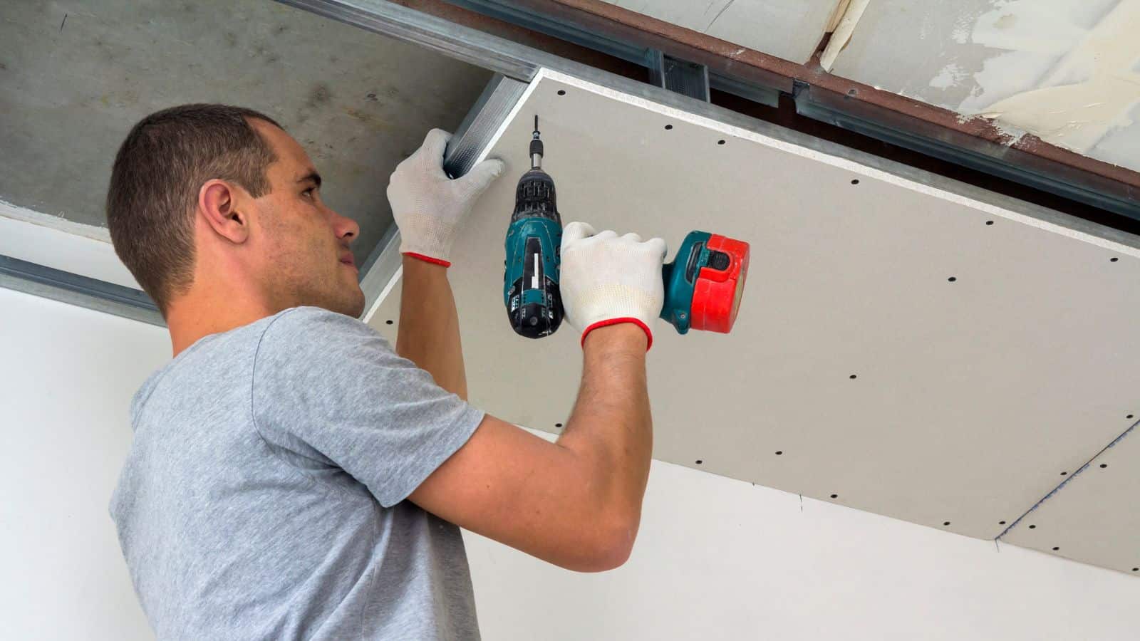 enclose insulation with drywall