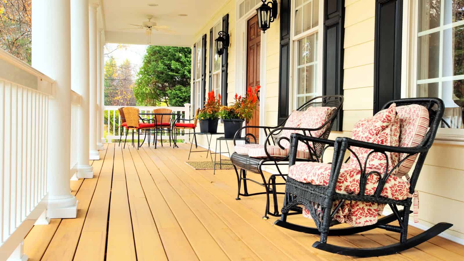 front porch rocking chair