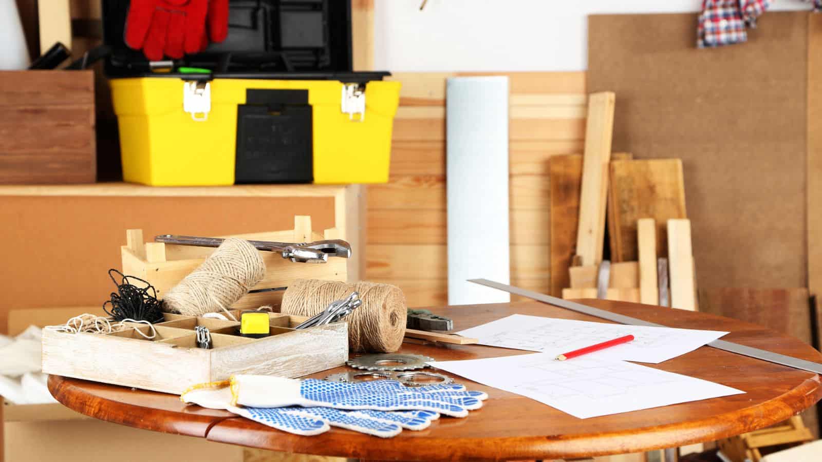 tools in workshop