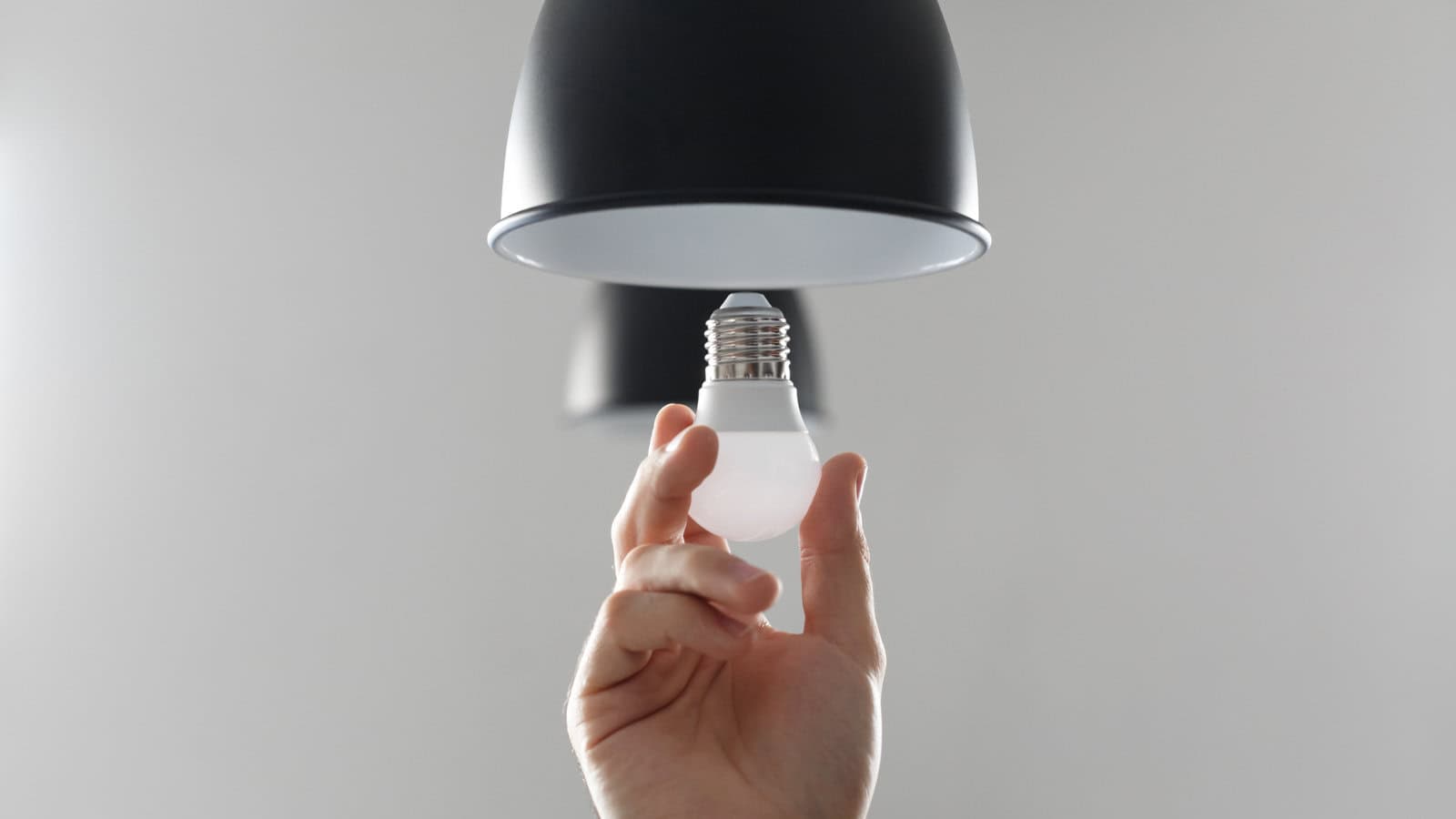 swapping out lightbulbs for led bulbs
