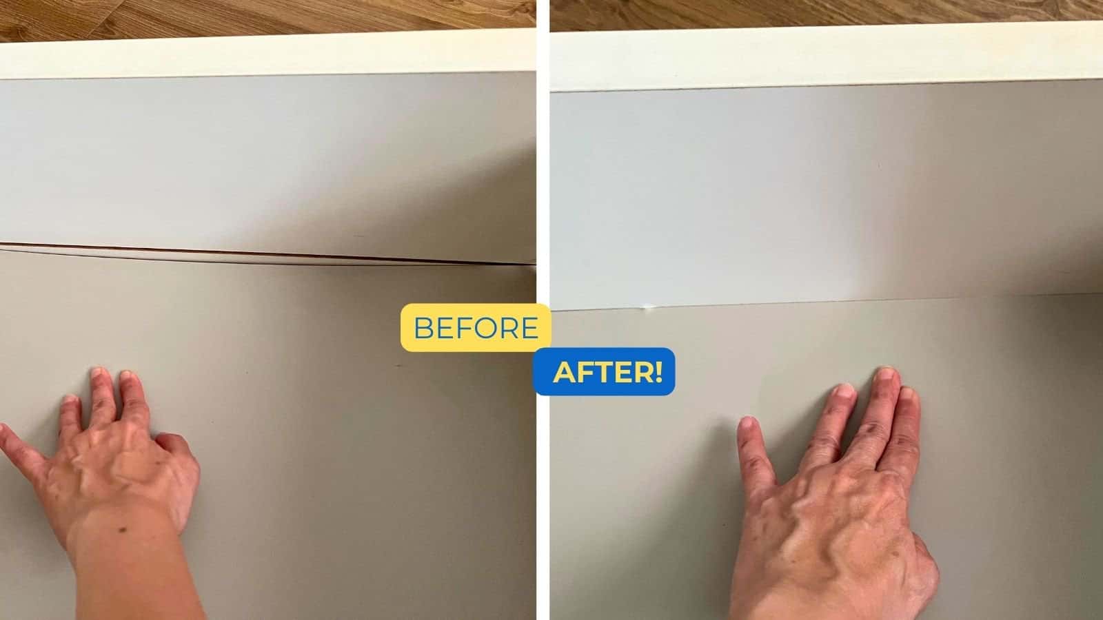 repair drawer bottom sag