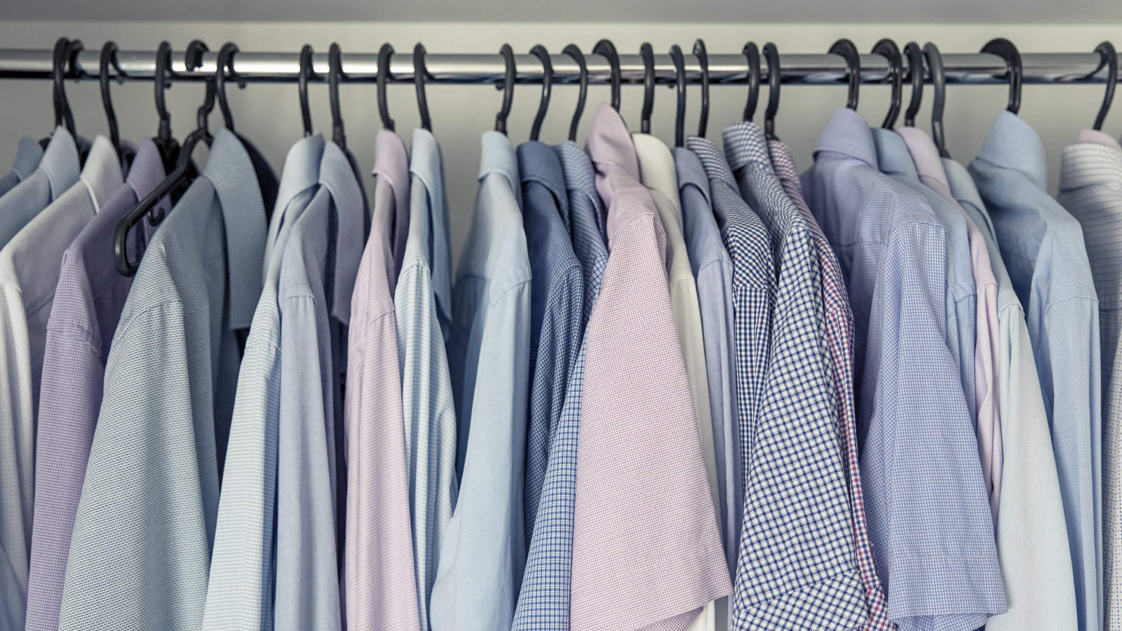 clothes on hanger
