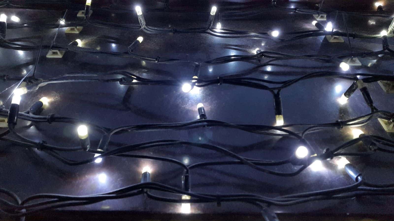 Colorful shiny lights for Christmas and New Year