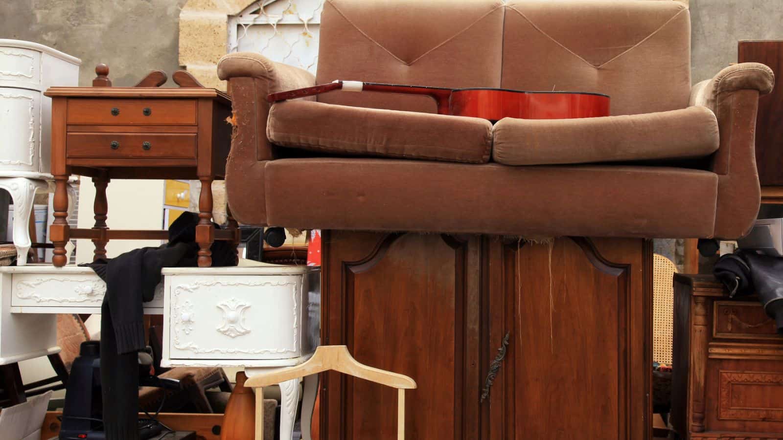 Vintage wooden furniture