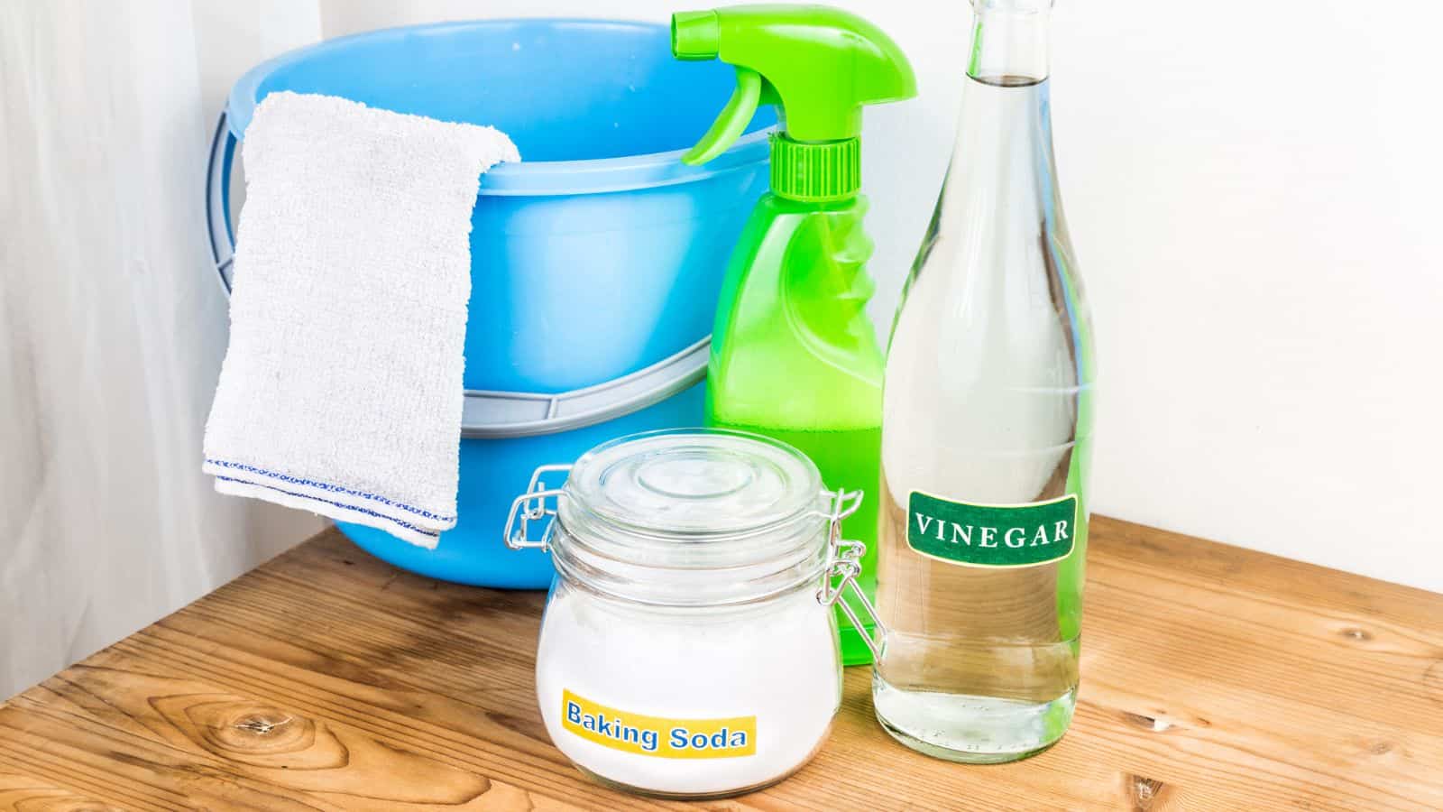 Baking Soda and vinegar for cleaning