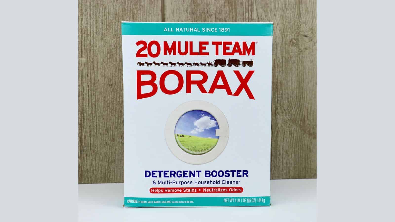 Borax detergent