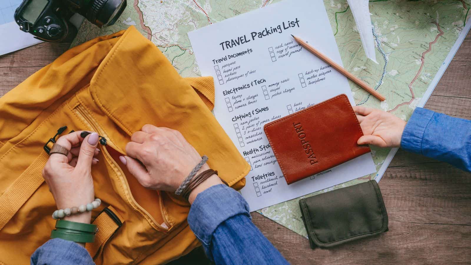 travel checklist