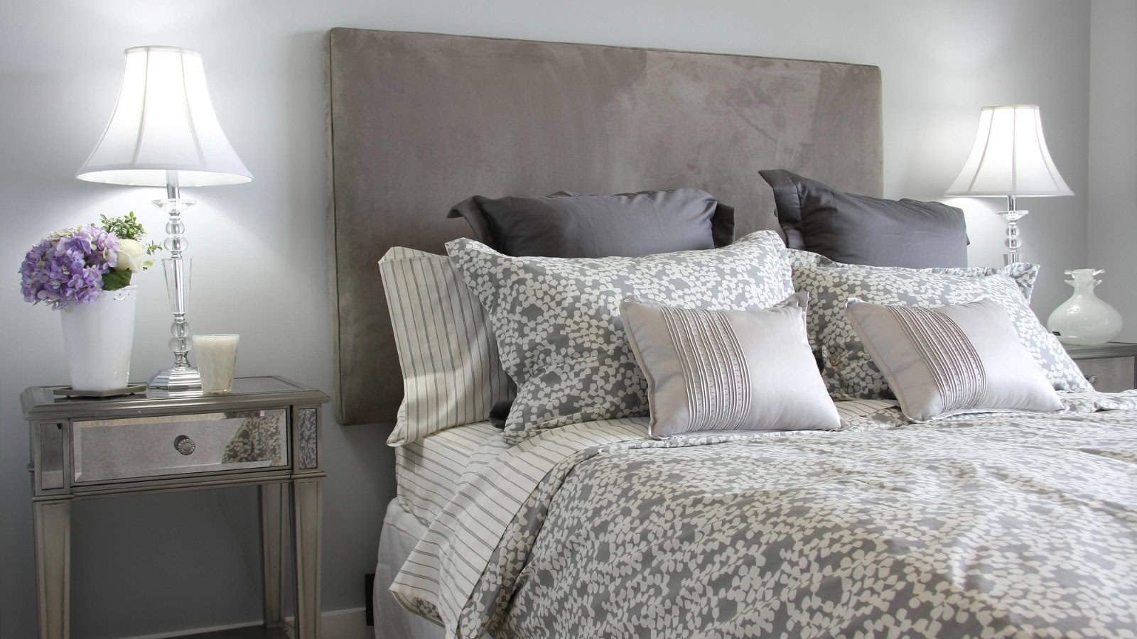 assess lighting in the bedroom